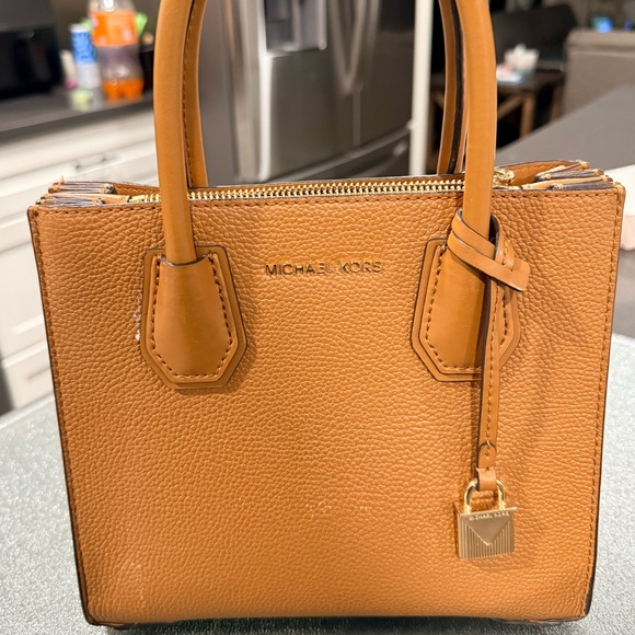 Michael Kors Brown Leather Satchel Handbag
Gold Tone Hardware - Picture 2 of 12